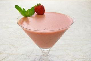 Клубничное сливочное суфле