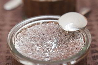 Кофейное суфле с соусом мокко