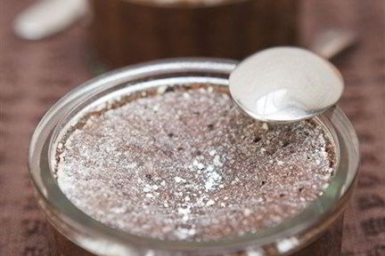 Кофейное суфле с соусом мокко