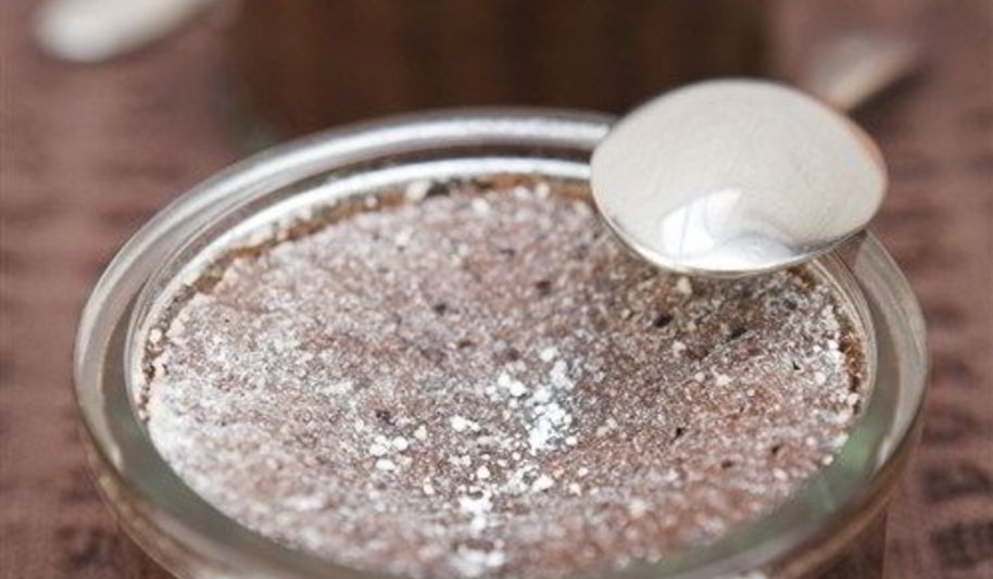 Рецепт кофейное суфле с соусом мокко