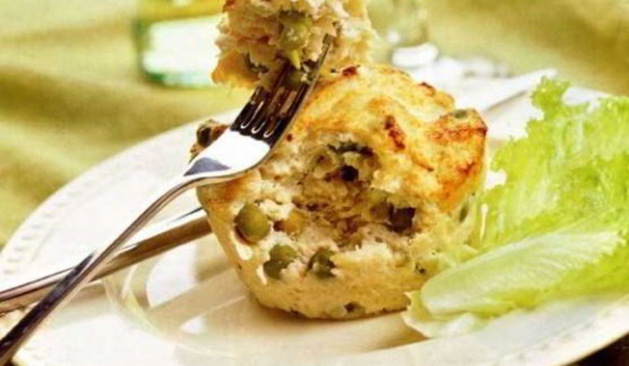 Рецепт куриное суфле с зеленым горошком и сельдереем