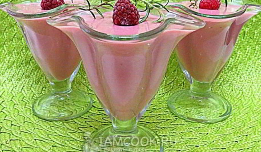 Рецепт малинового суфле