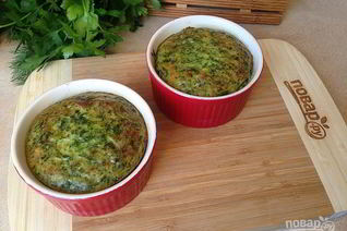 Морковно-шпинатное суфле