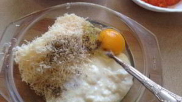 ШАГ 5. морковно-шпинатное суфле