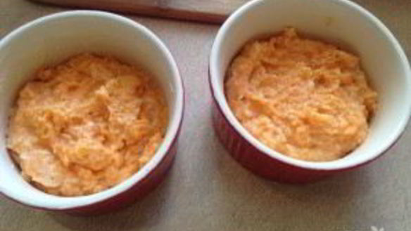 ШАГ 8. морковно-шпинатное суфле