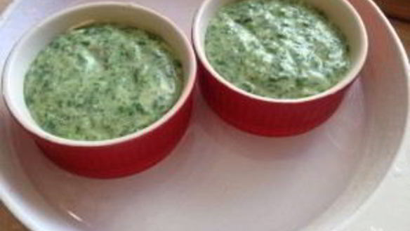 ШАГ 9. морковно-шпинатное суфле