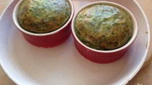 ШАГ 10. морковно-шпинатное суфле