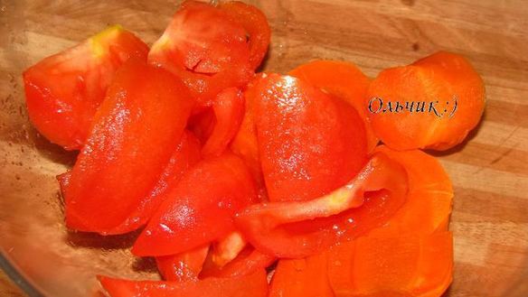 ШАГ 3. нежное овощное суфле с курицей и сыром