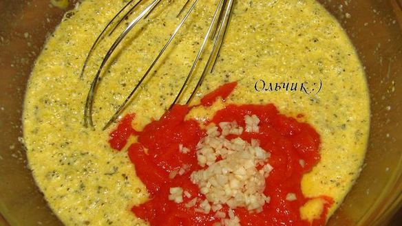 ШАГ 5. нежное овощное суфле с курицей и сыром