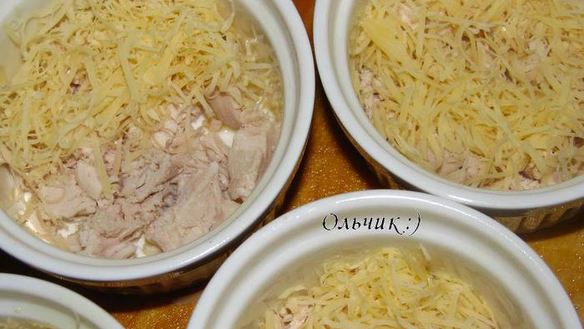 ШАГ 8. нежное овощное суфле с курицей и сыром