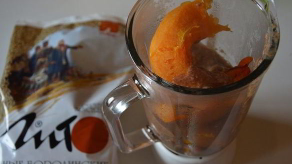 ШАГ 4. пряное тыквенное суфле с отрубями