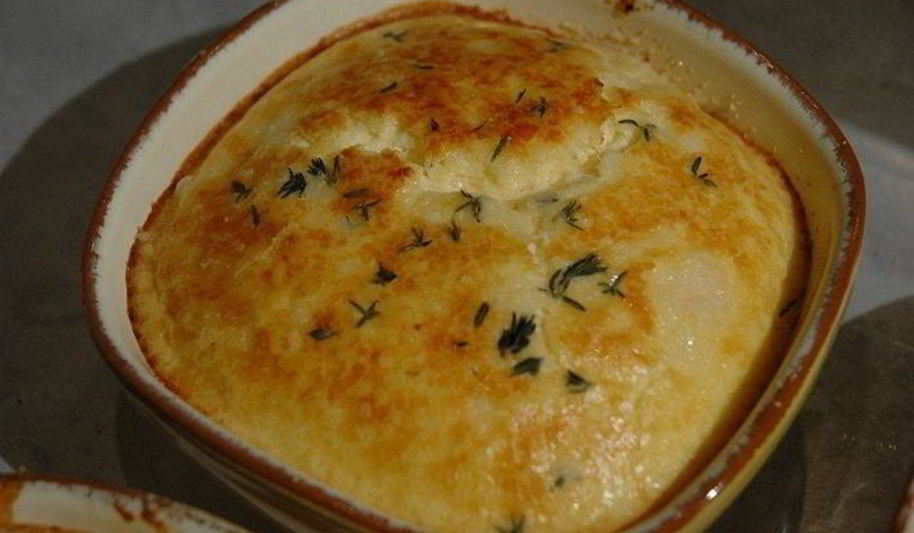 Рецепт суфле из козьего сыра и тимьяна