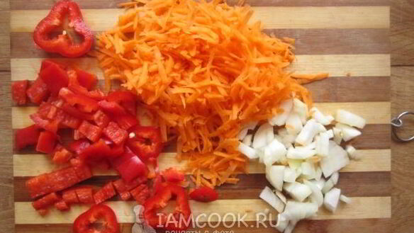 ШАГ 3. суфле из куриной печени с овощами