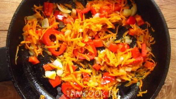 ШАГ 5. суфле из куриной печени с овощами