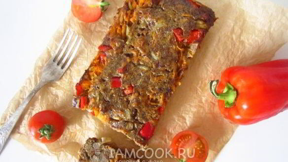 ШАГ 7. суфле из куриной печени с овощами