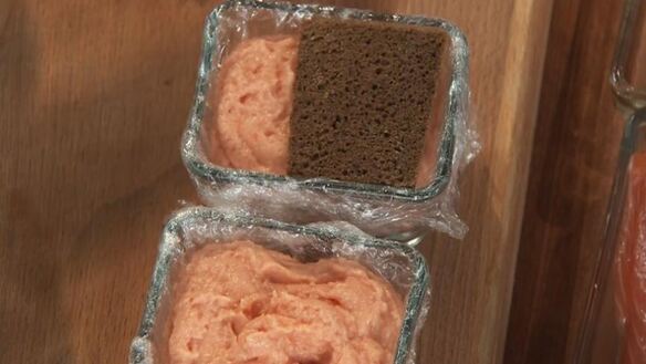 ШАГ 2. суфле из лосося с цитрусовым салатом