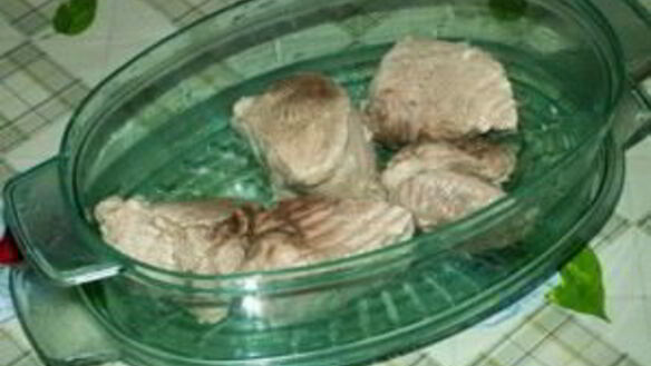 ШАГ 2. суфле из мяса в духовке