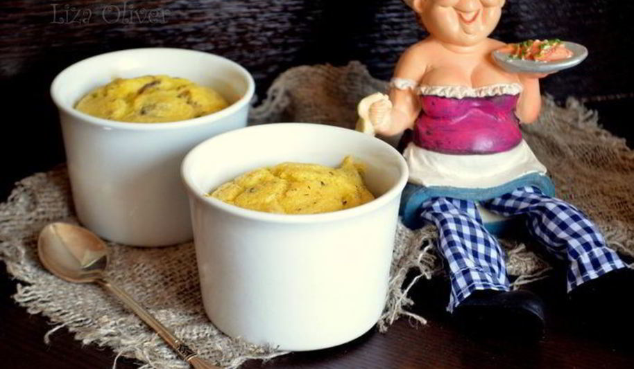 Рецепт суфле из поленты с вешенками