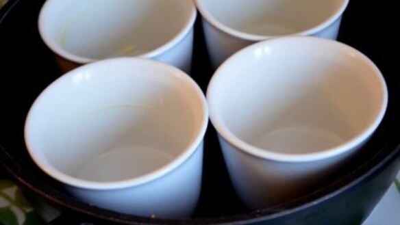 ШАГ 8. суфле из поленты с вешенками