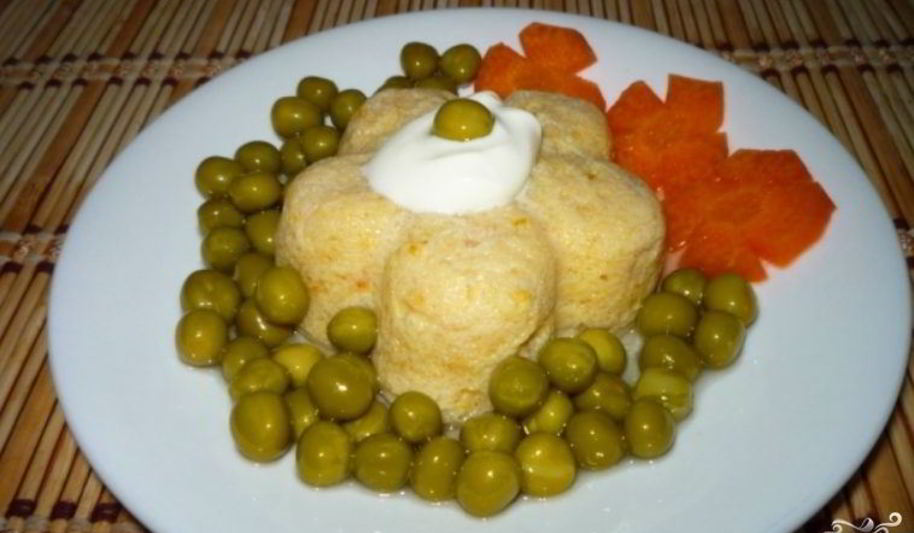 Рецепт суфле из рыбы на пару