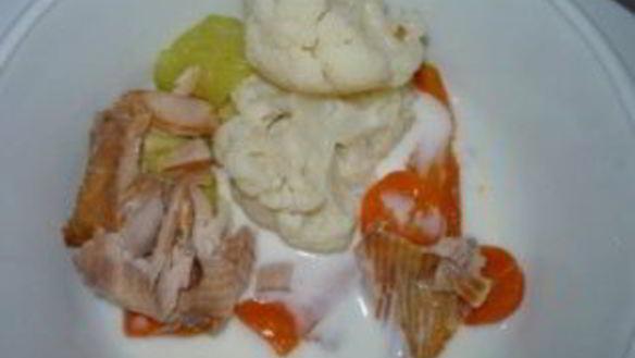 ШАГ 2. суфле из рыбы на пару