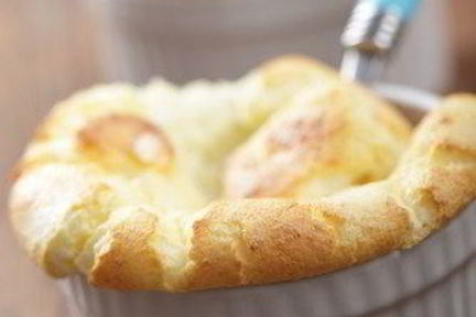 Суфле из спаржи и козьего сыра