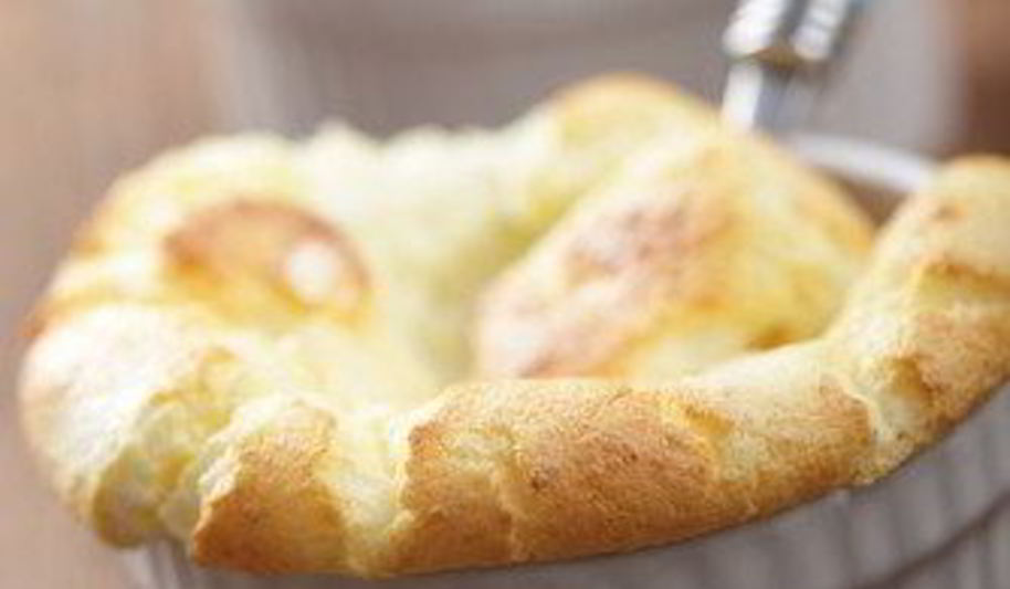 Рецепт суфле из спаржи и козьего сыра