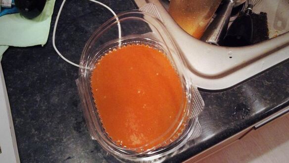 ШАГ 2. суфле из тыквы, медовый крамбл, облепиховые сорбет и ганаш