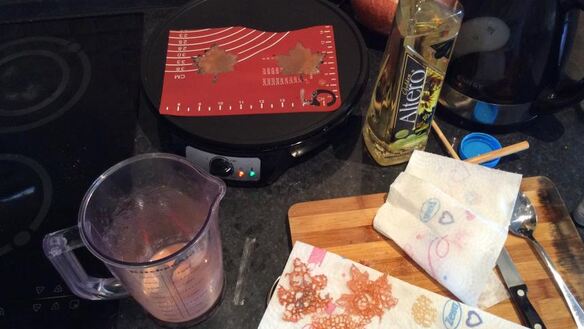 ШАГ 4. суфле из тыквы, медовый крамбл, облепиховые сорбет и ганаш