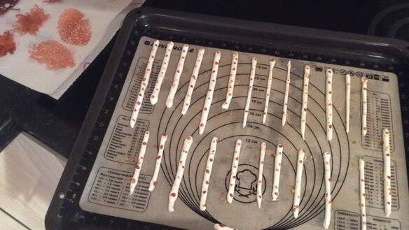 ШАГ 5. суфле из тыквы, медовый крамбл, облепиховые сорбет и ганаш