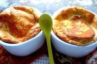 Сырное суфле с горчицей