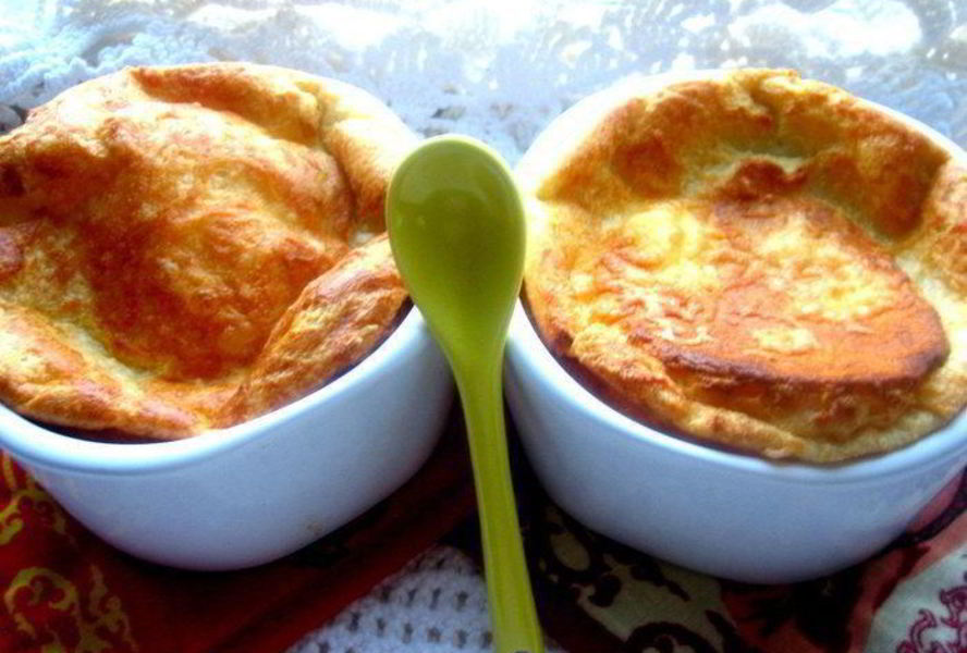 Сырное суфле с горчицей
