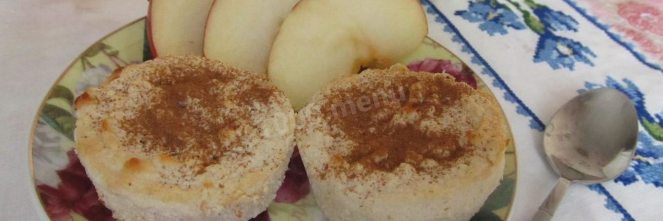 Творожно-яблочное суфле