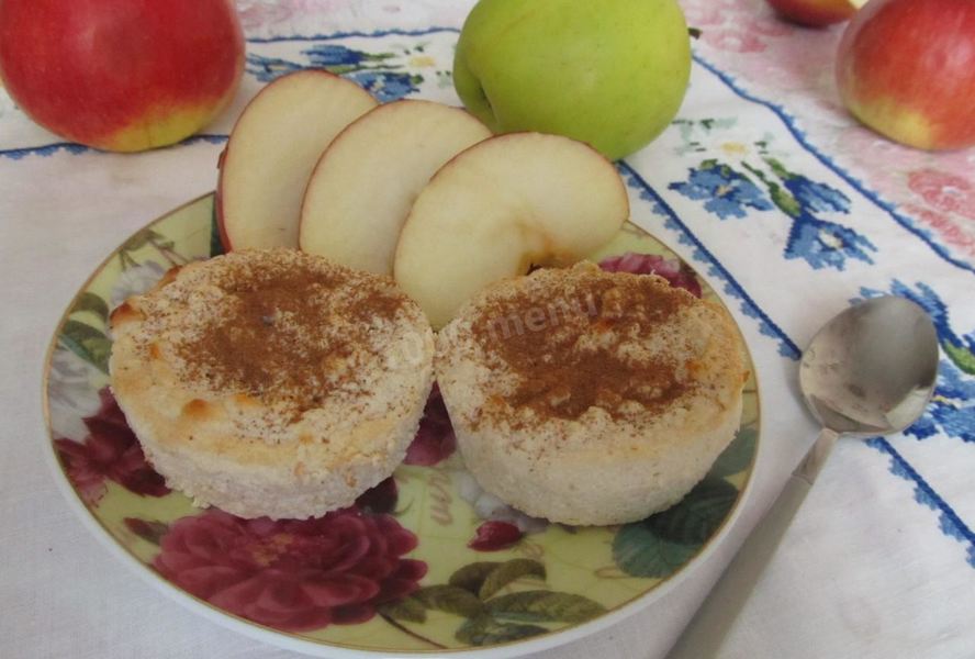 Творожно-яблочное суфле