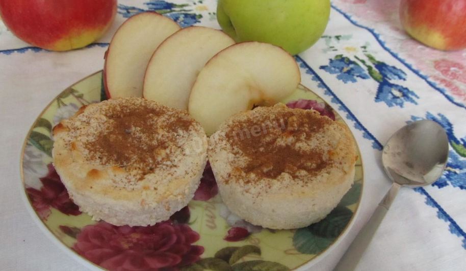 Рецепт творожно-яблочное суфле