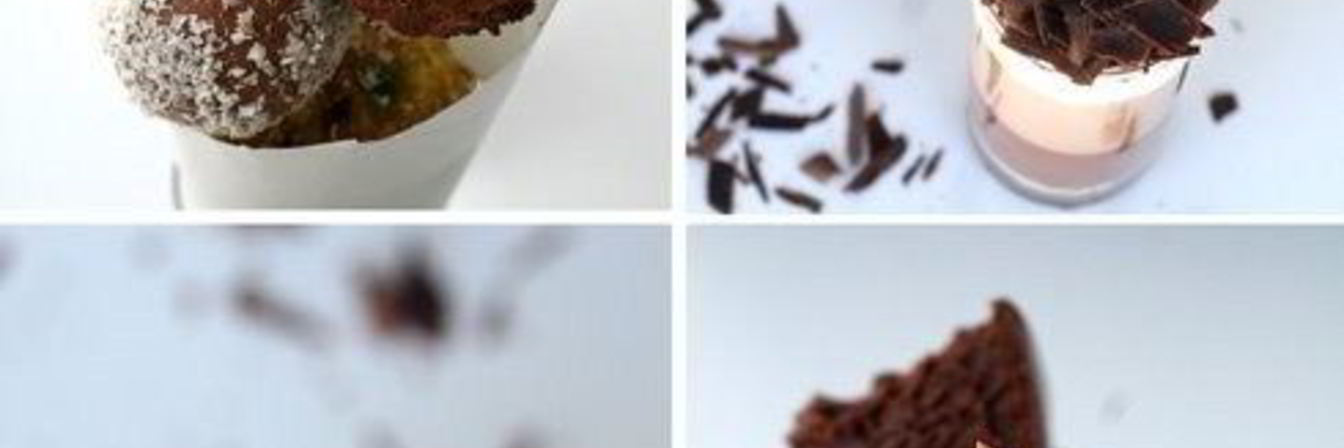 Трюфели из белого шоколада в какао