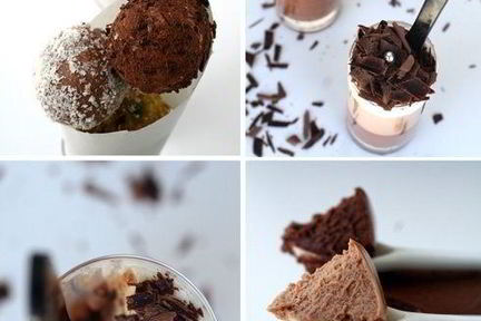 Трюфели из белого шоколада в какао