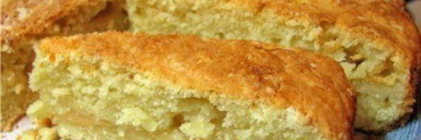 Творожно-яблочный пудинг