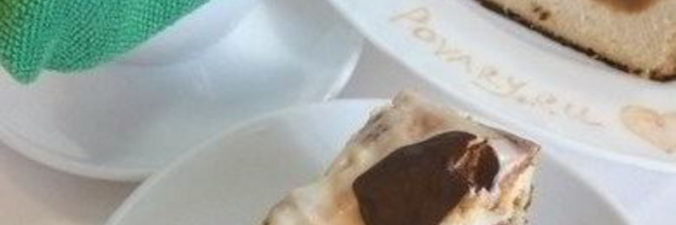 Творожный десерт с белым и черным шоколадом