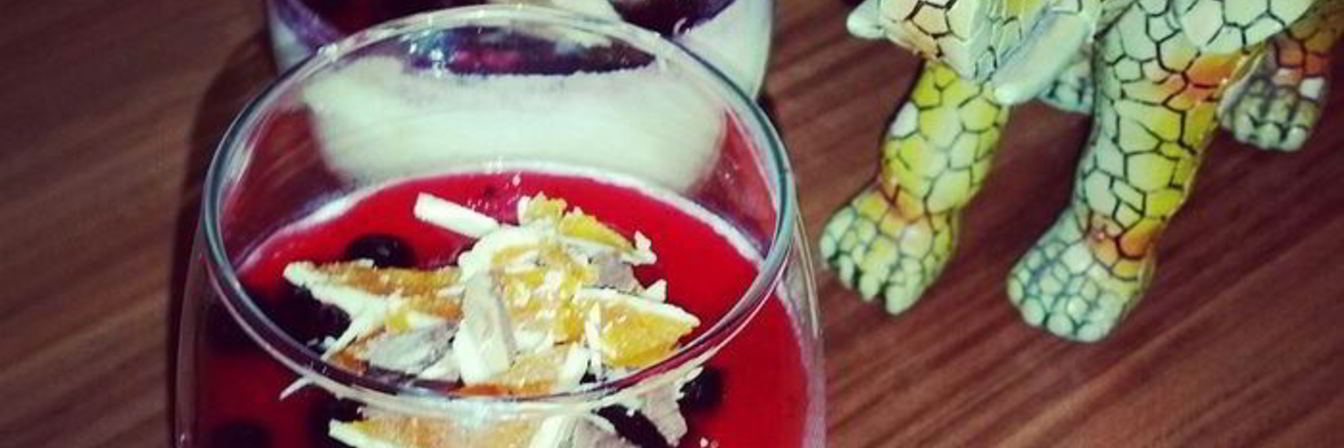 Ванильная панна-котта с фруктовым желе