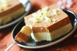 Ванильно-шоколадный десерт из творога