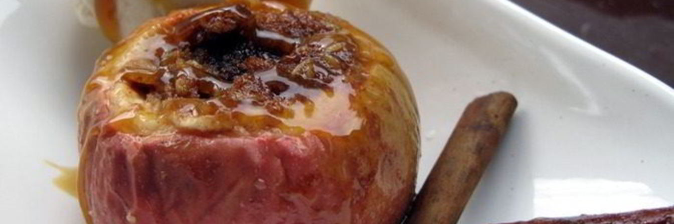 Яблоки запеченные в микроволновке