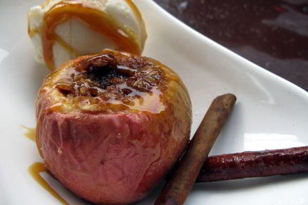 Яблоки запеченные в микроволновке