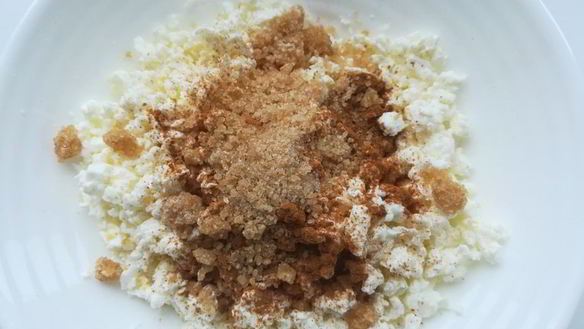 ШАГ 2. запеченные груши с творогом и корицей