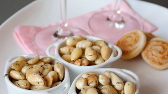 ШАГ 5. жареный миндаль с травами