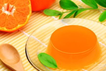 Желе из апельсинов