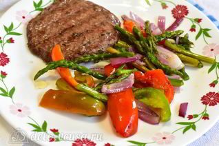 Быстрый гарнир из овощей к мясу