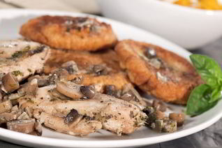 Драники с грибами