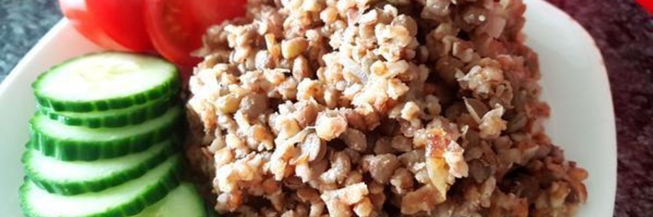 Гарнир из чечевицы с булгуром