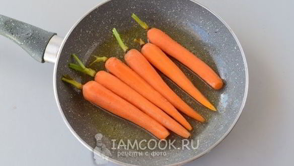 ШАГ 6. гарнир из глазированной моркови с тимьяном
